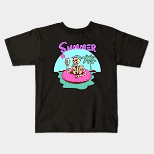 Summer swim Kids T-Shirt